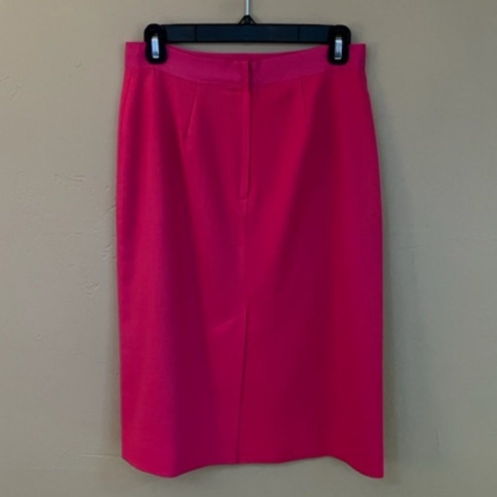 Kate Spade | Wool pencil skirt | Fuchsia | Size 6 - Picture 2 of 10